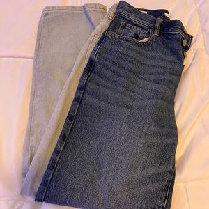 PACSUN split colored jeans
